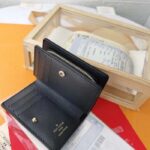 Louis Vuitton LV Unisex Cléa Wallet Black Embossed Supple Grained Cowhide Leather - Image 8