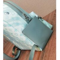 Louis Vuitton LV Unisex Discovery Backpack Crystal Blue Monogram Aquagarden Coated Canvas (2)