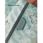 Louis Vuitton LV Unisex Discovery Backpack Crystal Blue Monogram Aquagarden Coated Canvas – Image 9