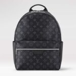 Louis Vuitton LV Unisex Discovery Backpack PM Monogram Eclipse Coated Canvas Cowhide Leather