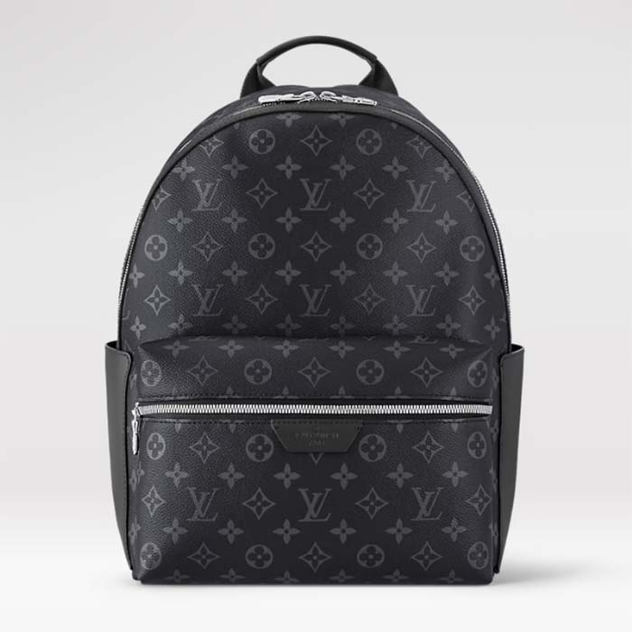 Louis Vuitton LV Unisex Discovery Backpack PM Monogram Eclipse Coated Canvas Cowhide Leather