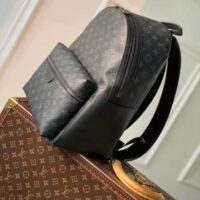 Louis Vuitton LV Unisex Discovery Backpack PM Monogram Eclipse Coated Canvas Cowhide Leather (10)