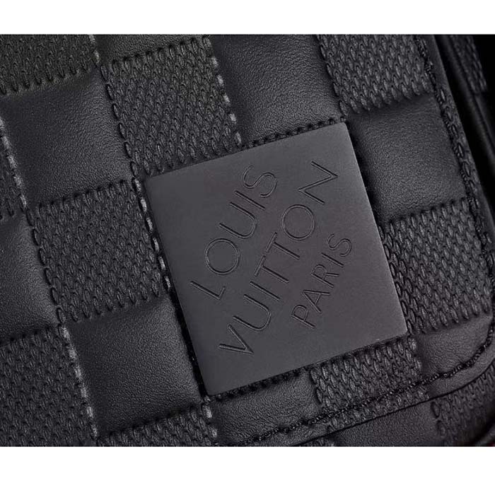 Louis Vuitton LV Unisex District PM Bag Black Damier Infini Cowhide Leather (11)