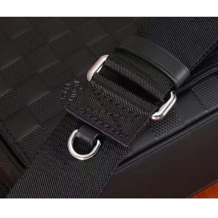Louis Vuitton LV Unisex District PM Bag Black Damier Infini Cowhide Leather (4)
