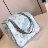 Louis Vuitton LV Unisex Dopp Kit Crystal Blue Monogram Aquagarden Coated Canvas (10)