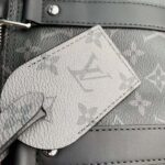 Louis Vuitton LV Unisex Keepall Bandoulière 35 Monogram Eclipse Coated Canvas Cowhide Leather – Image 8