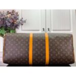 Louis Vuitton LV Unisex Keepall Bandoulière 45 Radiant Sun Monogram Macassar Coated Canvas - Imagen 4