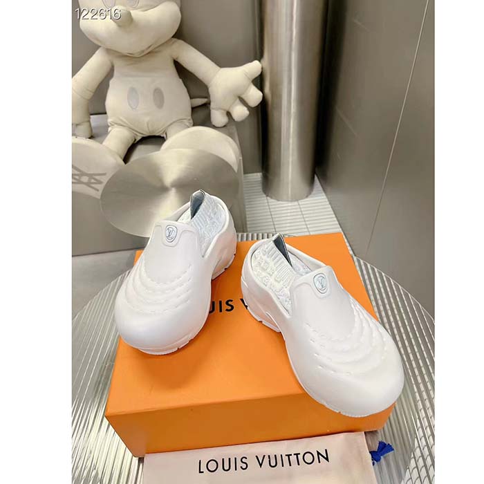 Louis Vuitton LV Unisex LV Shark Clog White EVA Rubber Anatomic Insole (1)