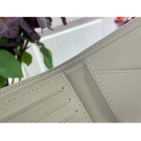 Louis Vuitton LV Unisex Multiple Wallet Sage Cowhide Leather 3 Card Slots (6)