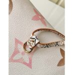 Louis Vuitton LV Unisex Neverfull MM Beige Monogram Coated Canvas Textile Lining - Image 10