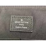 Louis Vuitton LV Unisex Pochette 24H Black Taiga Cowhide Leather Zip Closure – Image 10