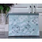 Louis Vuitton LV Unisex Pochette Voyage MM Bag Crystal Blue Monogram Aquagarden Coated Canvas - Image 2