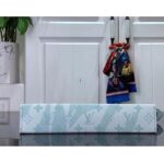 Louis Vuitton LV Unisex Pochette Voyage MM Bag Crystal Blue Monogram Aquagarden Coated Canvas - Image 4