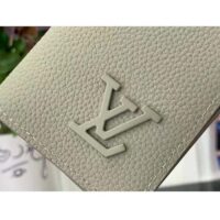 Louis Vuitton LV Unisex Pocket Organizer Sage Cowhide Leather 3 Card Slots (4)