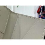 Louis Vuitton LV Unisex Pocket Organizer Sage Cowhide Leather 3 Card Slots - Image 8