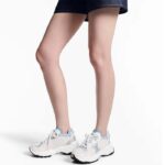 Louis Vuitton LV Unisex Run 55 Sneaker Denim Blue Mix Materials Lifted Rubber Outsole – Image 11