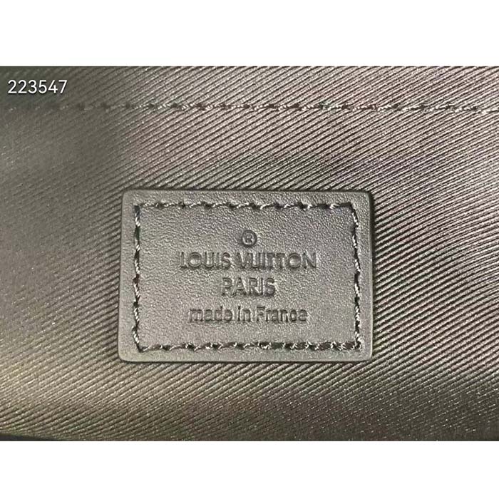 Louis Vuitton LV Unisex S Lock Messenger Brown Radiant Sun Monogram Macassar Coated Canvas (1)