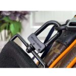 Louis Vuitton LV Unisex S Lock Messenger Brown Radiant Sun Monogram Macassar Coated Canvas - Image 9