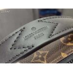 Louis Vuitton LV Unisex S Lock Messenger Brown Radiant Sun Monogram Macassar Coated Canvas - Image 8