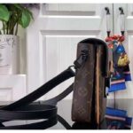 Louis Vuitton LV Unisex S-Lock Vertical Wearable Wallet Radiant Sun Monogram Macassar Coated Canvas - Image 4