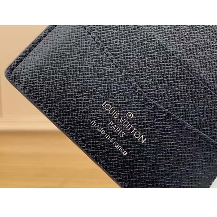 Louis Vuitton LV Unisex Slender Wallet Abyss Blue Monogram Aquagarden Coated Canvas (1)