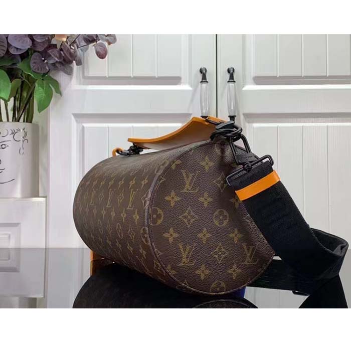 Louis Vuitton Keepall Bandouliere 55 Radiant Sun in Macassar Coated Canvas  with Black-tone - US