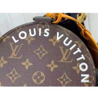 Louis Vuitton LV Unisex Soft Polochon MM Radiant Sun Monogram Macassar Coated Canvas (7)