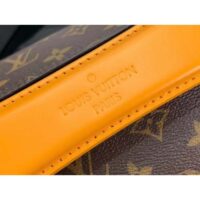 Louis Vuitton LV Unisex Soft Polochon MM Radiant Sun Monogram Macassar Coated Canvas (7)