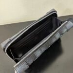 Louis Vuitton LV Unisex Soft Trunk Wearable Wallet Black Charcoal Cowhide Leather – Image 6