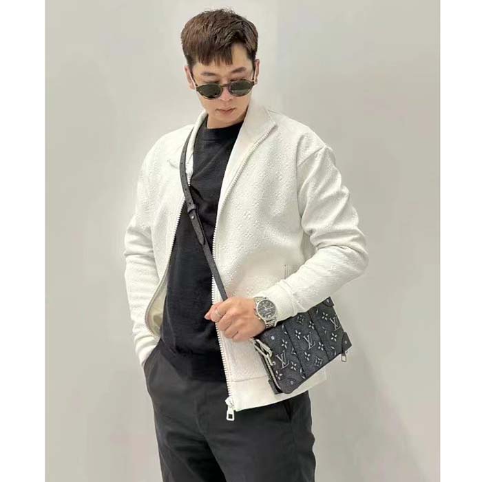 Louis Vuitton LV Unisex Soft Trunk Wearable Wallet Black Charcoal Cowhide Leather (7)
