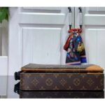 Louis Vuitton LV Unisex Trio Messenger Radiant Sun Monogram Macassar Coated Canvas - Image 9