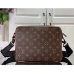 Louis Vuitton LV Unisex Trio Messenger Radiant Sun Monogram Macassar Coated Canvas - Image 7