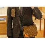 Louis Vuitton LV Unisex Trio Messenger Radiant Sun Monogram Macassar Coated Canvas - Image 16