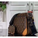 Louis Vuitton LV Unisex Trio Messenger Radiant Sun Monogram Macassar Coated Canvas - Image 8