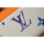 Louis Vuitton LV Unisex Zippy Wallet Blue Monogram Coated Canvas Zip Closure - immagine 10