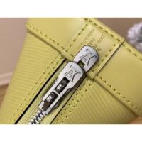 Louis Vuitton LV Women Alma BB Handbag Jaune Plume Yellow Epi Grained Cowhide Leather (1)