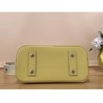 Louis Vuitton LV Women Alma BB Handbag Jaune Plume Yellow Epi Grained Cowhide Leather - Imagen 4