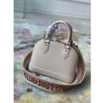 Louis Vuitton LV Women Alma BB Handbag Quartz White Epi Grained Cowhide Leather - Image 3
