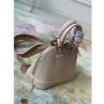 Louis Vuitton LV Women Alma BB Handbag Quartz White Epi Grained Cowhide Leather - Image 4