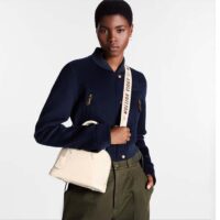 Louis Vuitton LV Women Alma BB Handbag Quartz White Epi Grained Cowhide Leather (12)