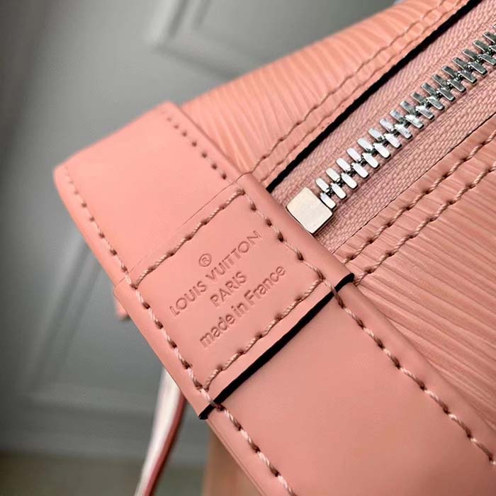 Louis Vuitton LV Women Alma BB Handbag Rose Trianon Pink Epi Grained Cowhide Leather (1)