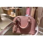 Louis Vuitton LV Women Alma BB Handbag Rose Trianon Pink Epi Grained Cowhide Leather - Image 9