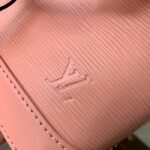 Louis Vuitton LV Women Alma BB Handbag Rose Trianon Pink Epi Grained Cowhide Leather - Image 10