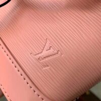 Louis Vuitton LV Women Alma BB Handbag Rose Trianon Pink Epi Grained Cowhide Leather (10)