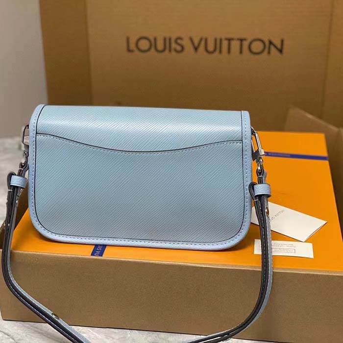 Louis Vuitton LV Women Buci Crossbody Cloud Blue Epi Grained Cowhide Leather (1)