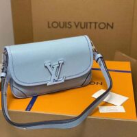 Louis Vuitton LV Women Buci Crossbody Cloud Blue Epi Grained Cowhide Leather (9)