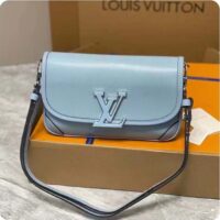 Louis Vuitton LV Women Buci Crossbody Cloud Blue Epi Grained Cowhide Leather (9)