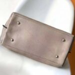 Louis Vuitton LV Women Carmel Hobo Bag Gris Souris Gray Mahina Perforated Calfskin Leather - Image 5