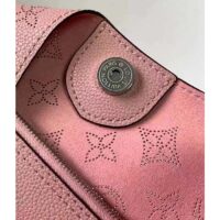 Louis Vuitton LV Women Carmel Hobo Bag Pink Mahina Perforated Calfskin Leather (4)