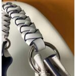 Louis Vuitton LV Women Carmel Hobo Bag White Mahina Perforated Calfskin Leather - Image 8